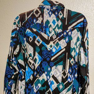 Wrangler Psychedelic Western Cowboy shirt